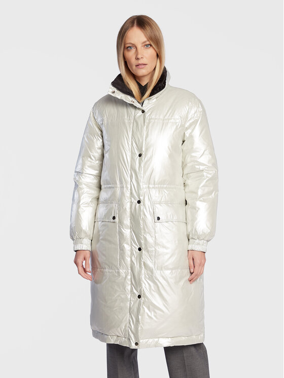 Bruuns Bazaar Kurtka puchowa Lovisa BBW2993 Biały Regular Fit