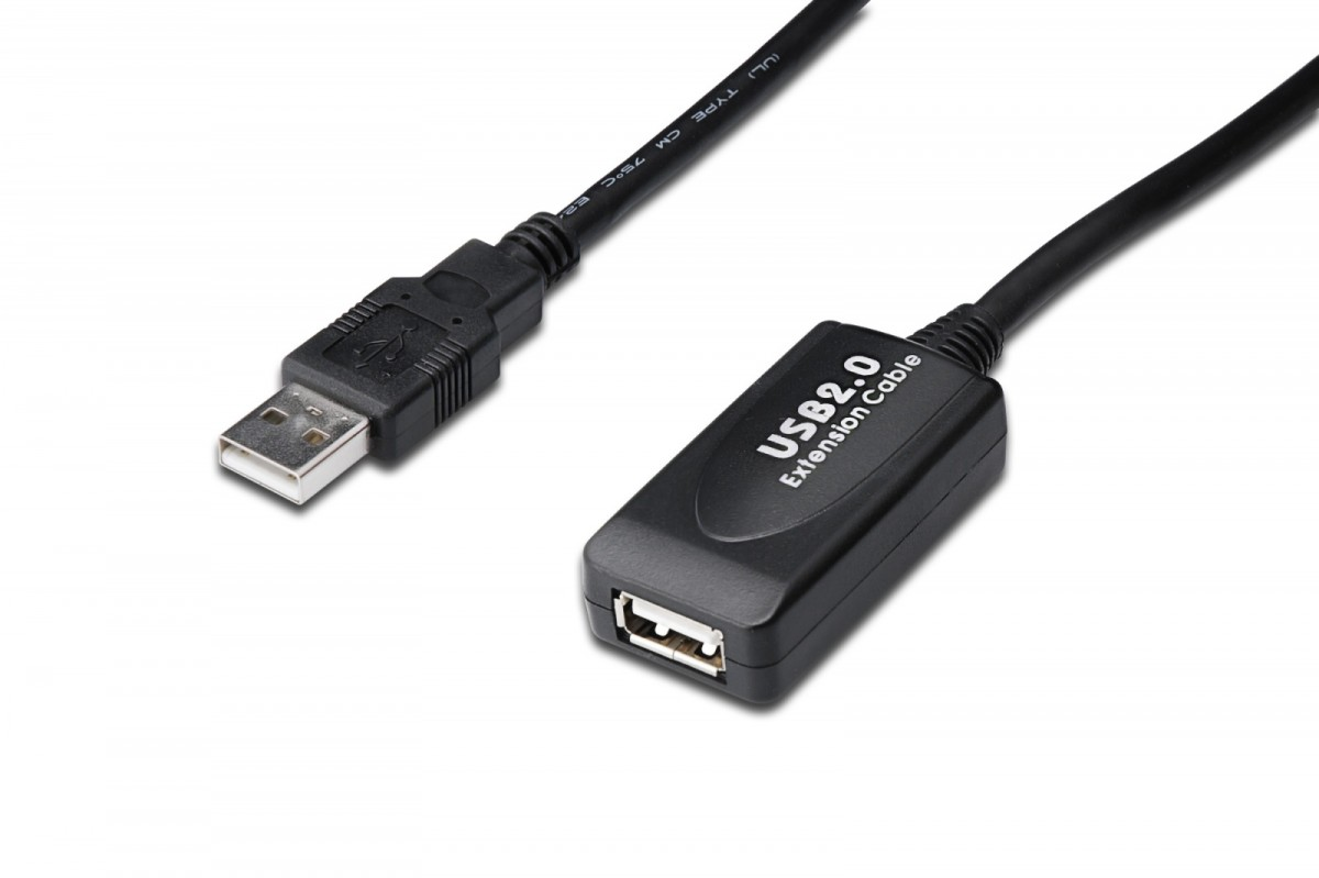 Digitus Aktywny przedłużacz (repeater) USB 2.0, dł. 20m