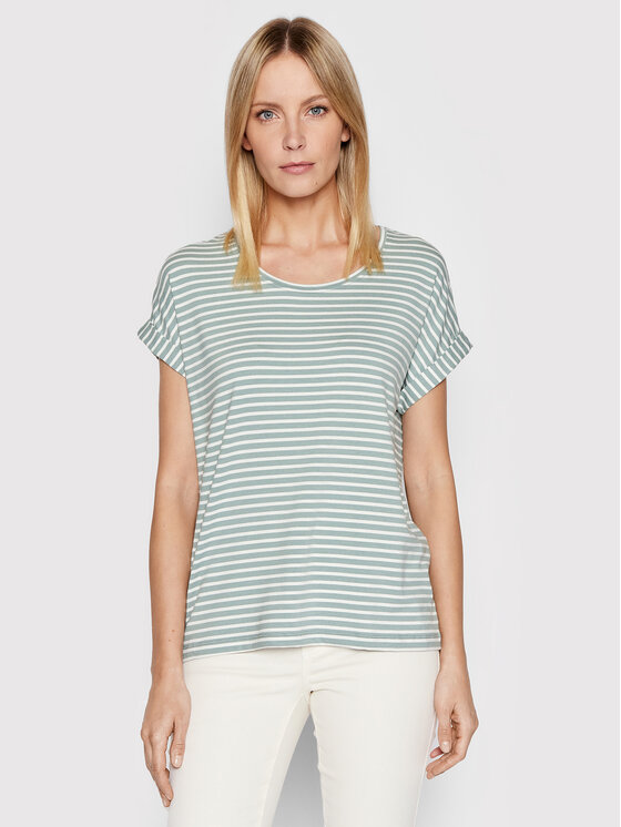 ONLY T-Shirt Moster 15206243 Zielony Relaxed Fit