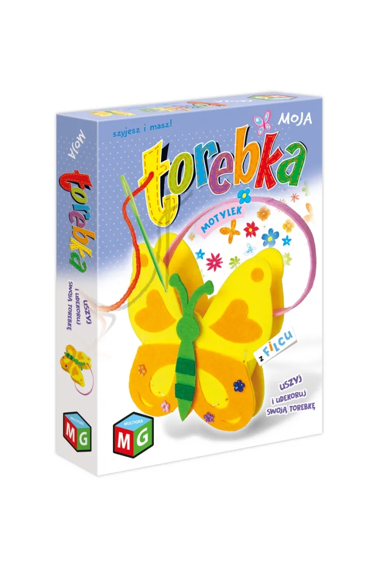 Torebka Motylek z filcu