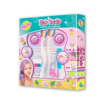 Zestaw hair studio z pasemkami ToysInn STN 6536