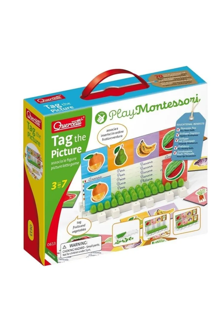 Montessori. Tablica z obrazkami