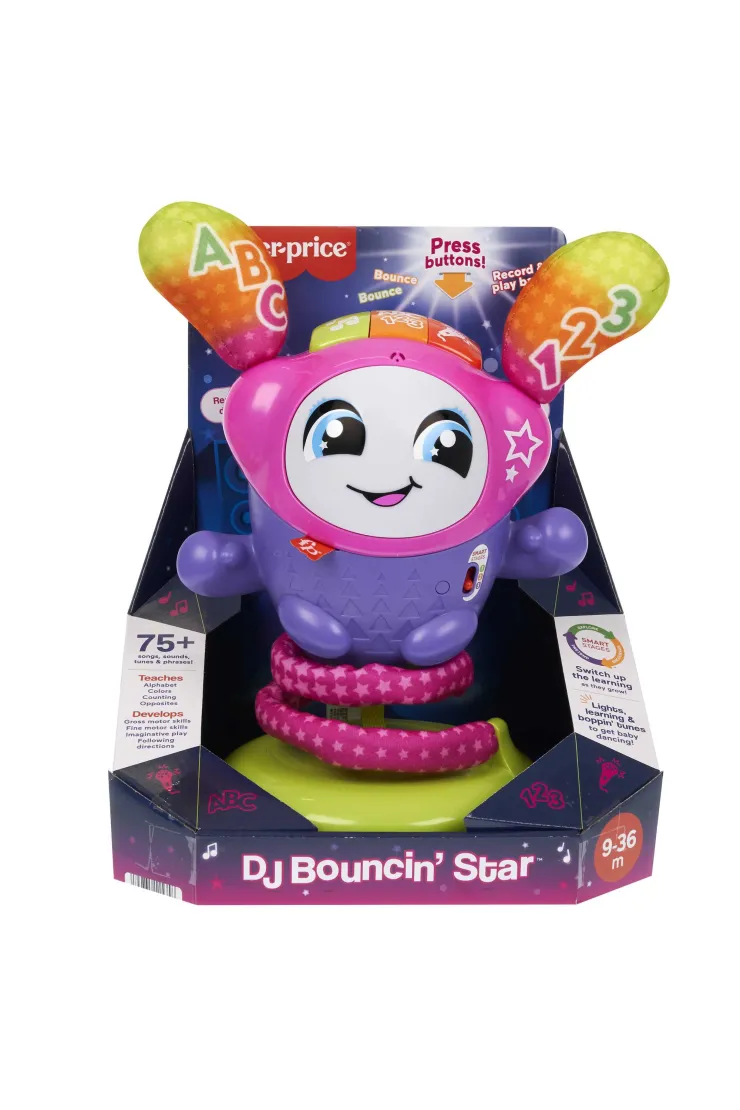 Fisher-Price. Poziomy Nauki Taneczna DJ-ka Zabawka interaktywna HRD21