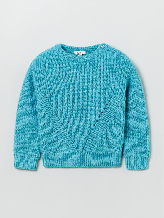 OVS Sweter 1843507 Niebieski Regular Fit