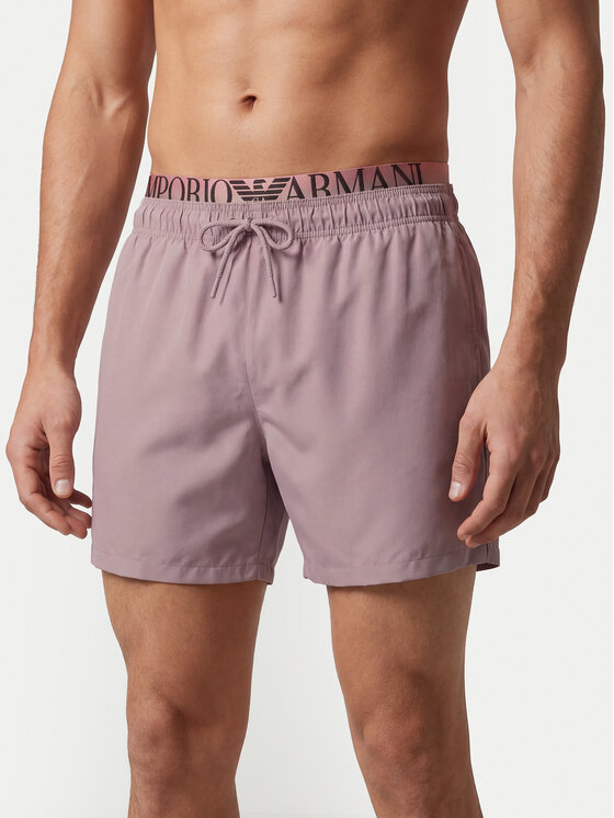 Emporio Armani Szorty kąpielowe EM000686 AF20432 UA269 Różowy