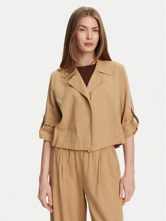 Marella Marynarka Malibu 2513041055 Beżowy Relaxed Fit