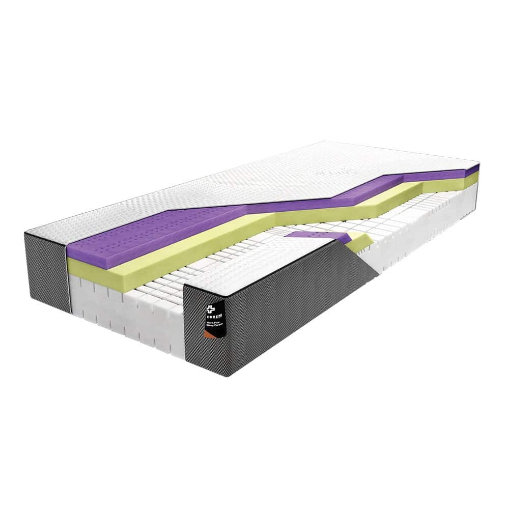 Materac .log Curem 200x210 cm piankowy H4 twardy