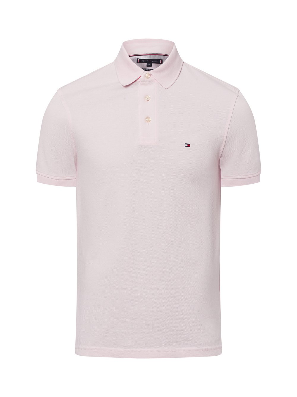 Tommy Hilfiger Męska koszulka polo Mężczyźni Bawełna wyrazisty róż, L