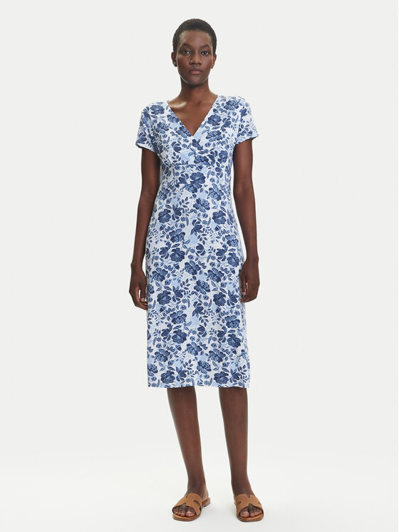 Olsen Sukienka codzienna 13002031 Niebieski Regular Fit