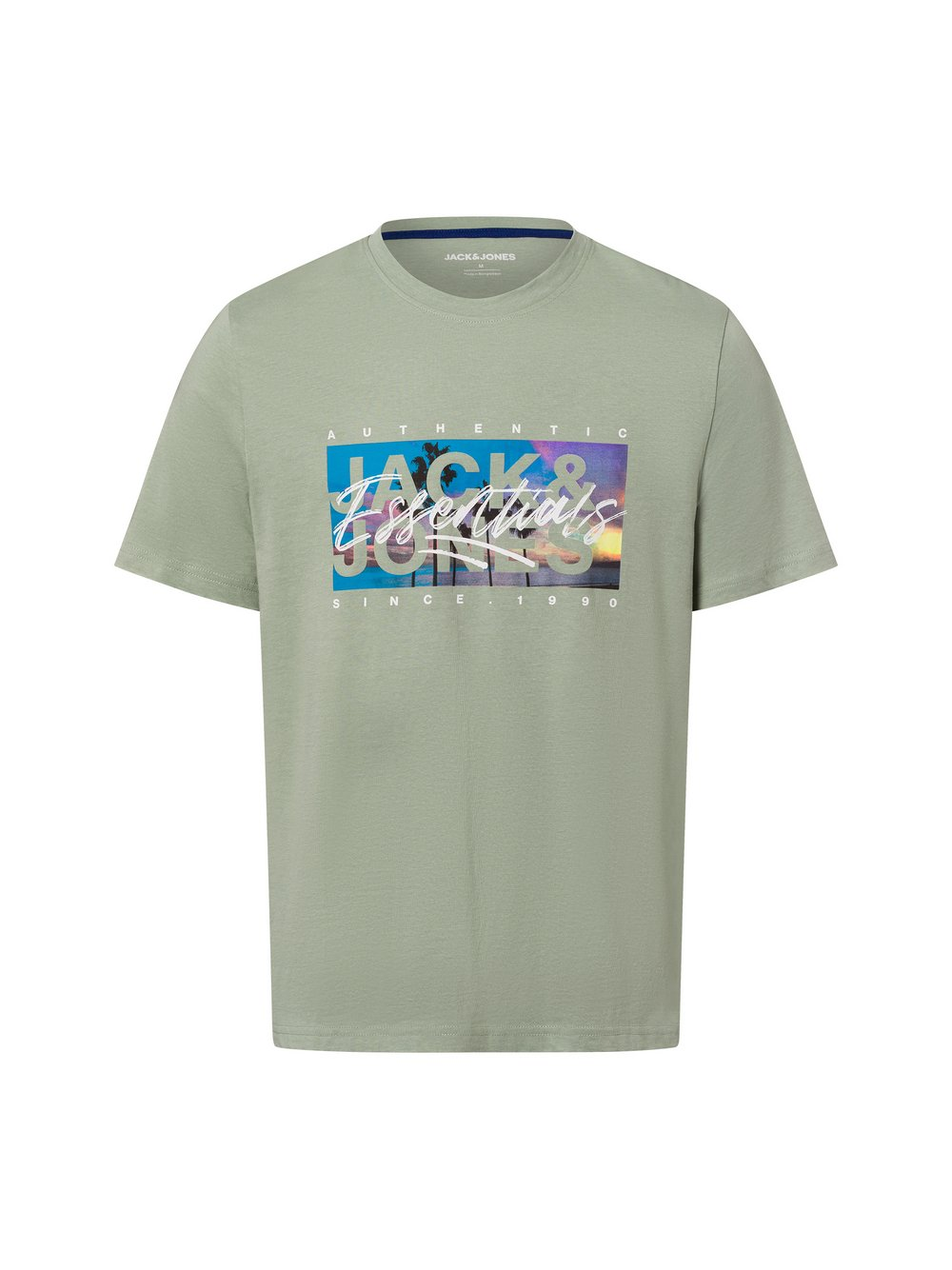 Jack & Jones Koszulka męska - JJColton Mężczyźni Bawełna zielony, S
