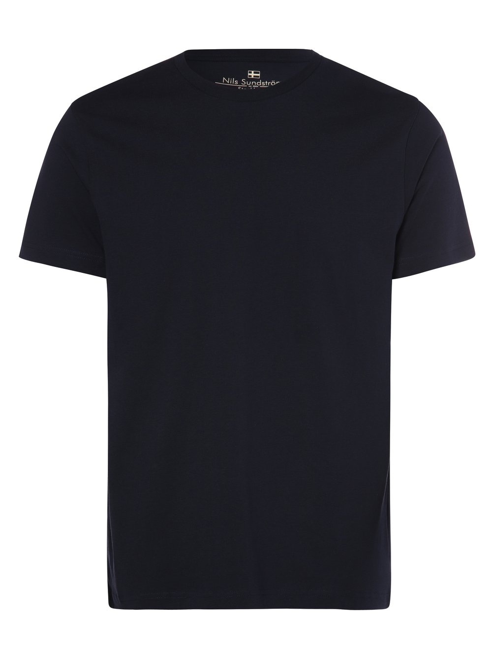 Nils Sundström T-shirt męski Mężczyźni Bawełna niebieski, XXL