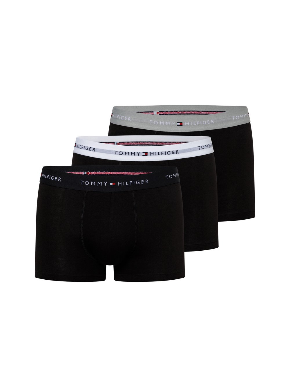 Tommy Hilfiger Obcisłe bokserki pakowane po 3 szt. Mężczyźni Bawełna czarny, S/M
