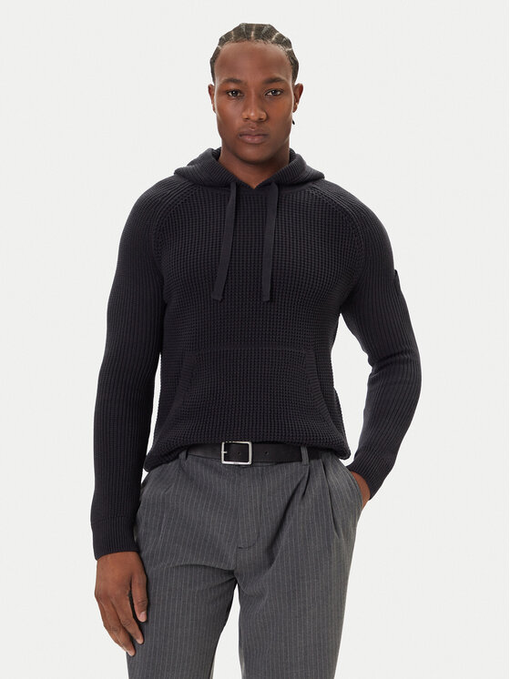JOOP! Jeans Sweter 15 JJK-18Harrio 30049660 Granatowy Modern Fit