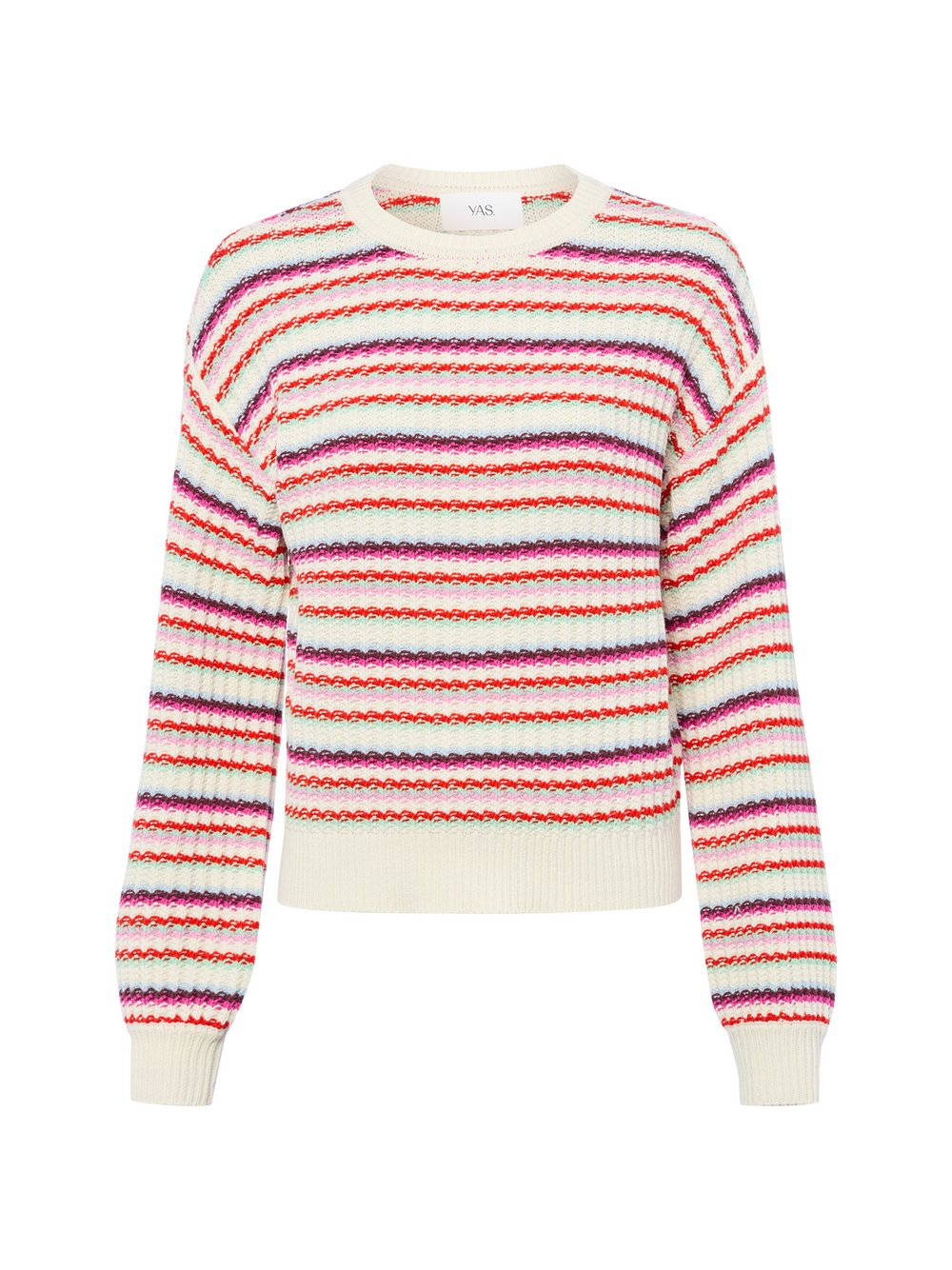 Y.A.S Damski sweter z dzianiny - Boogie Kobiety Bawełna lila, M