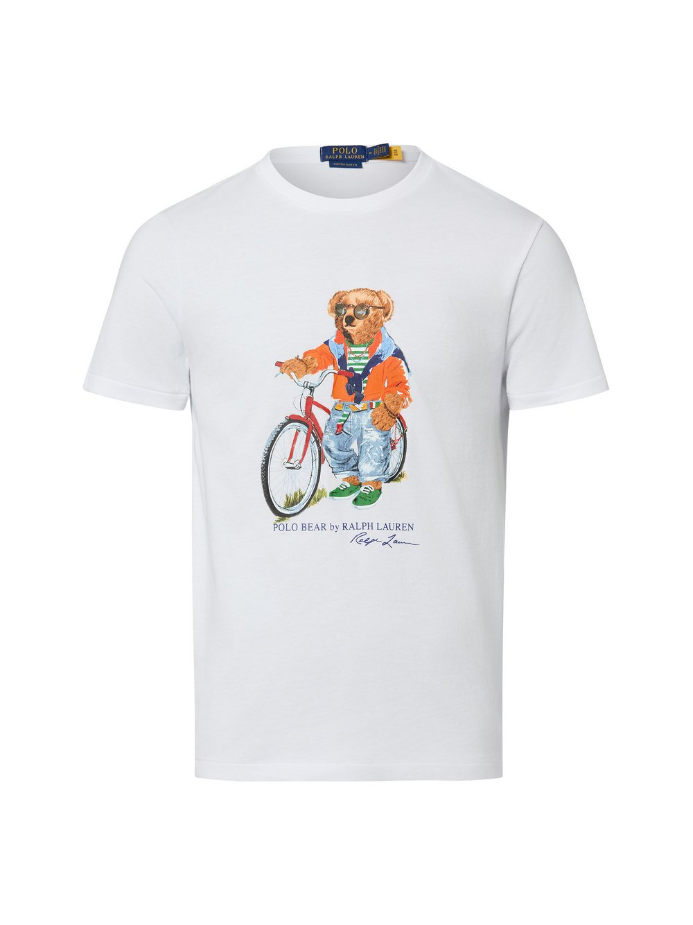 Polo Ralph Lauren Koszulka męska Mężczyźni Bawełna biały, XL