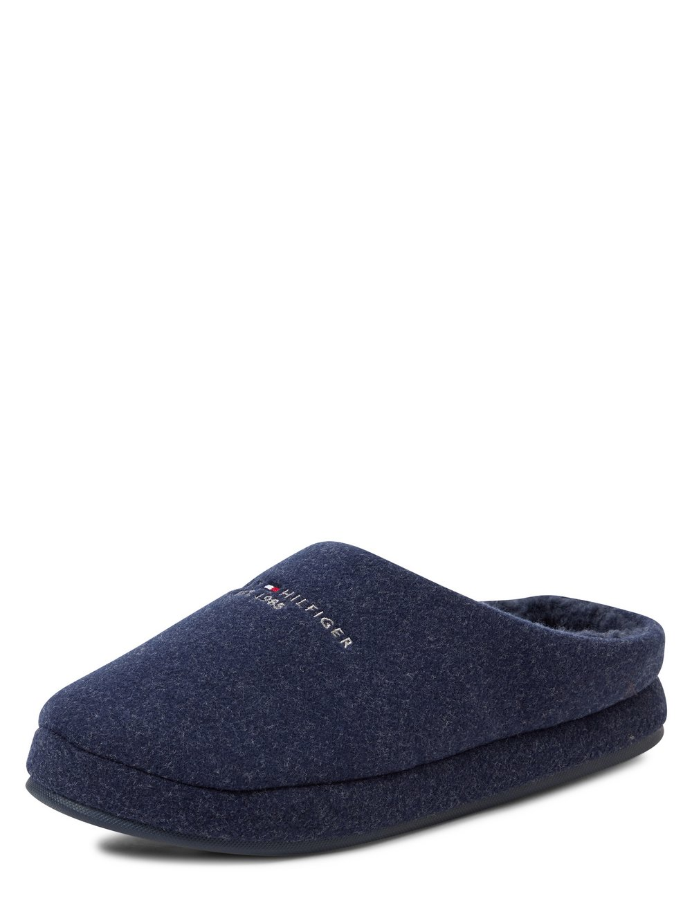 Tommy Hilfiger Kapcie Mężczyźni Sztuczne włókno niebieski, 41-42