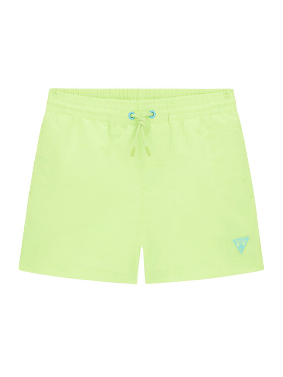 Guess Szorty kąpielowe L6GZ03 WG282 Żółty Regular Fit