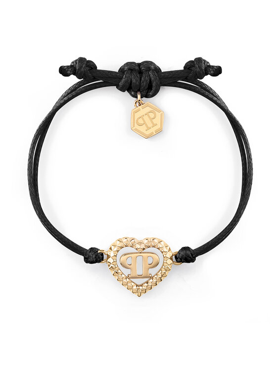 PHILIPP PLEIN Bransoletka Plein Rocked Heart PJZEA09BU Czarny