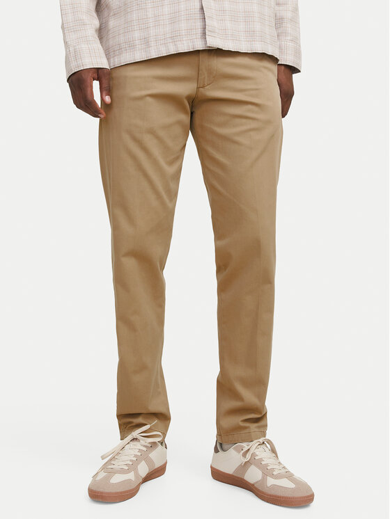 Jack & Jones Chinosy Kane 12268490 Brązowy Regular Fit