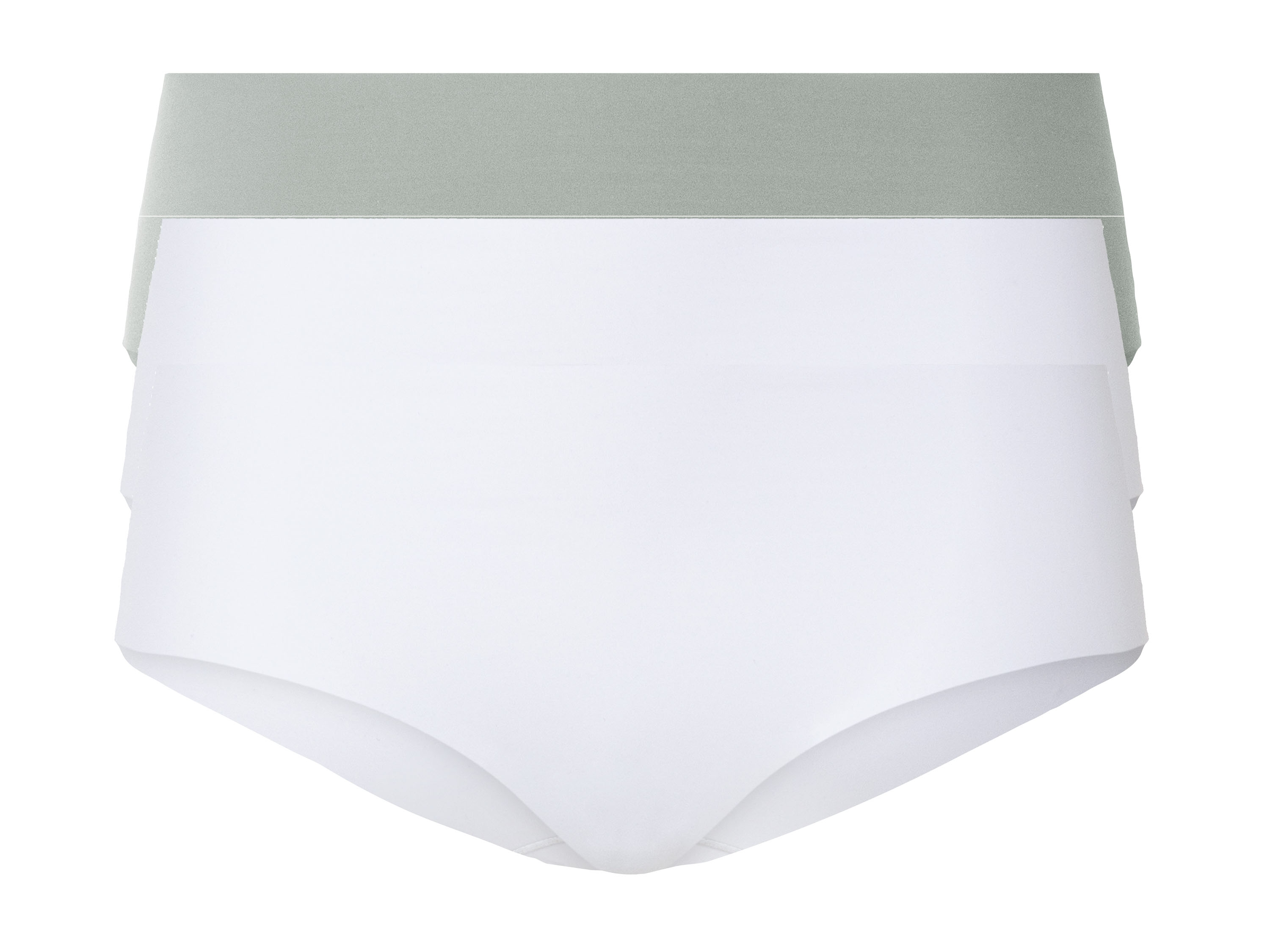 esmara® Hipstery damskie cięte laserowo, 3 pary (XS (32/34), Miętowy/biały) miniaturka