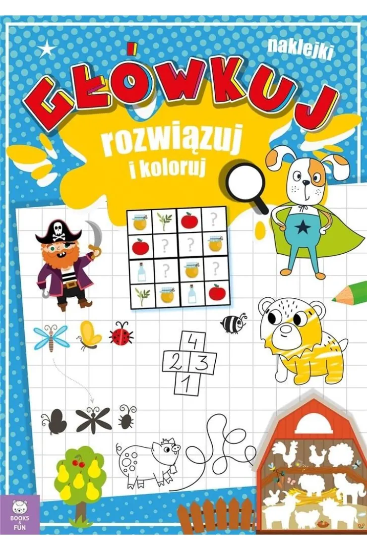 Główkuj, rozwiązuj i koloruj
