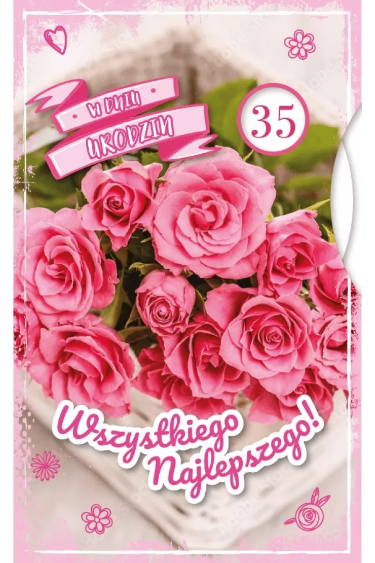 KARNET URODZINY B6 Z KOP AS GM-1022 FOL