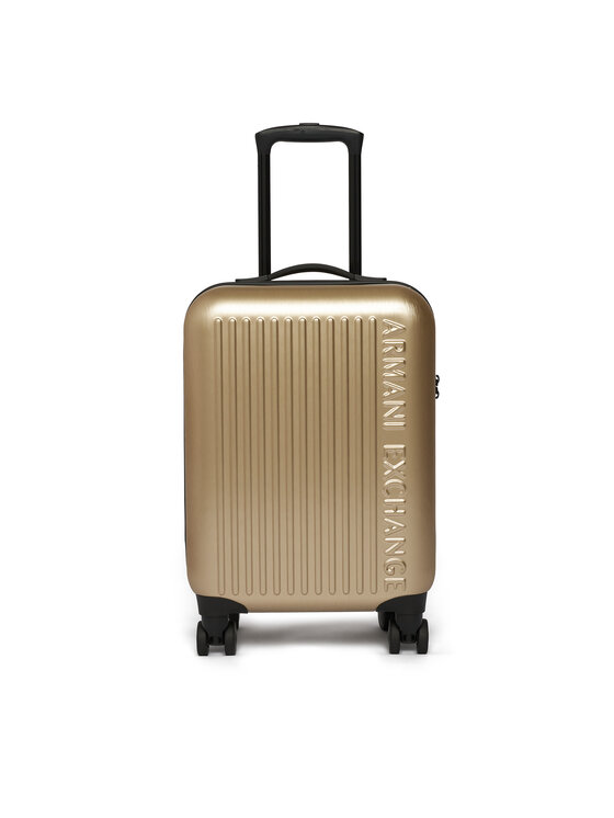 Armani Exchange Walizka kabinowa XW002233 AF21472 F1020 Złoty