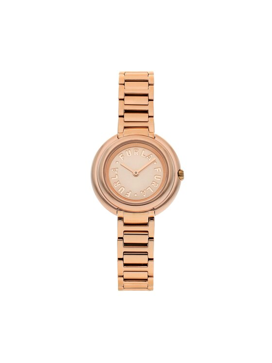 Furla Zegarek Icon Shape WW00033-MT0000-1G000-1-008-20-CN-W Różowe złoto