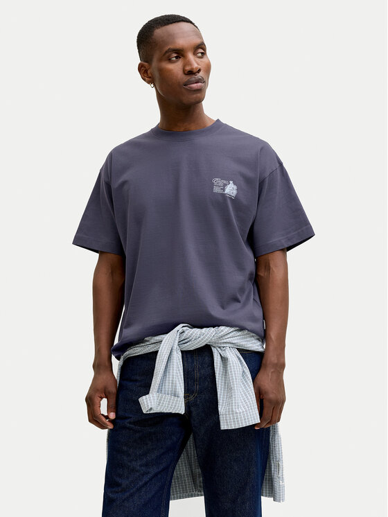 Jack & Jones T-Shirt Maine 12291780 Szary Regular Fit