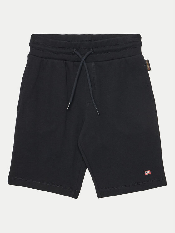 Napapijri Szorty sportowe Nalis NP0A4HK50411 M Czarny Regular Fit
