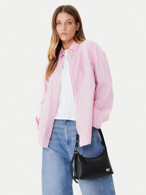 Tommy Jeans Torebka Tjw Cool Shoulder Bag AW0AW17873 Czarny