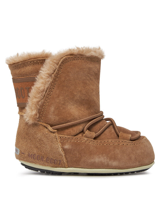 Moon Boot Śniegowce Crib Suede 34010300001 Brązowy