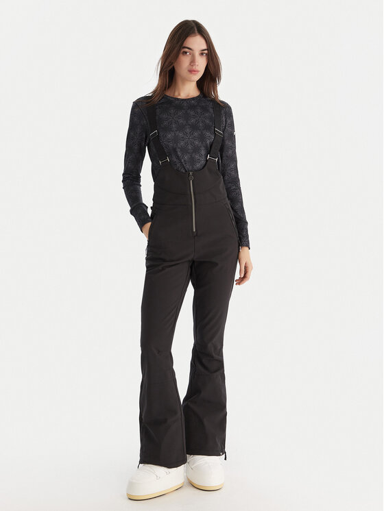 Roxy Spodnie narciarskie Summit Bib PT ERJTP03291 Czarny Skinny Fit