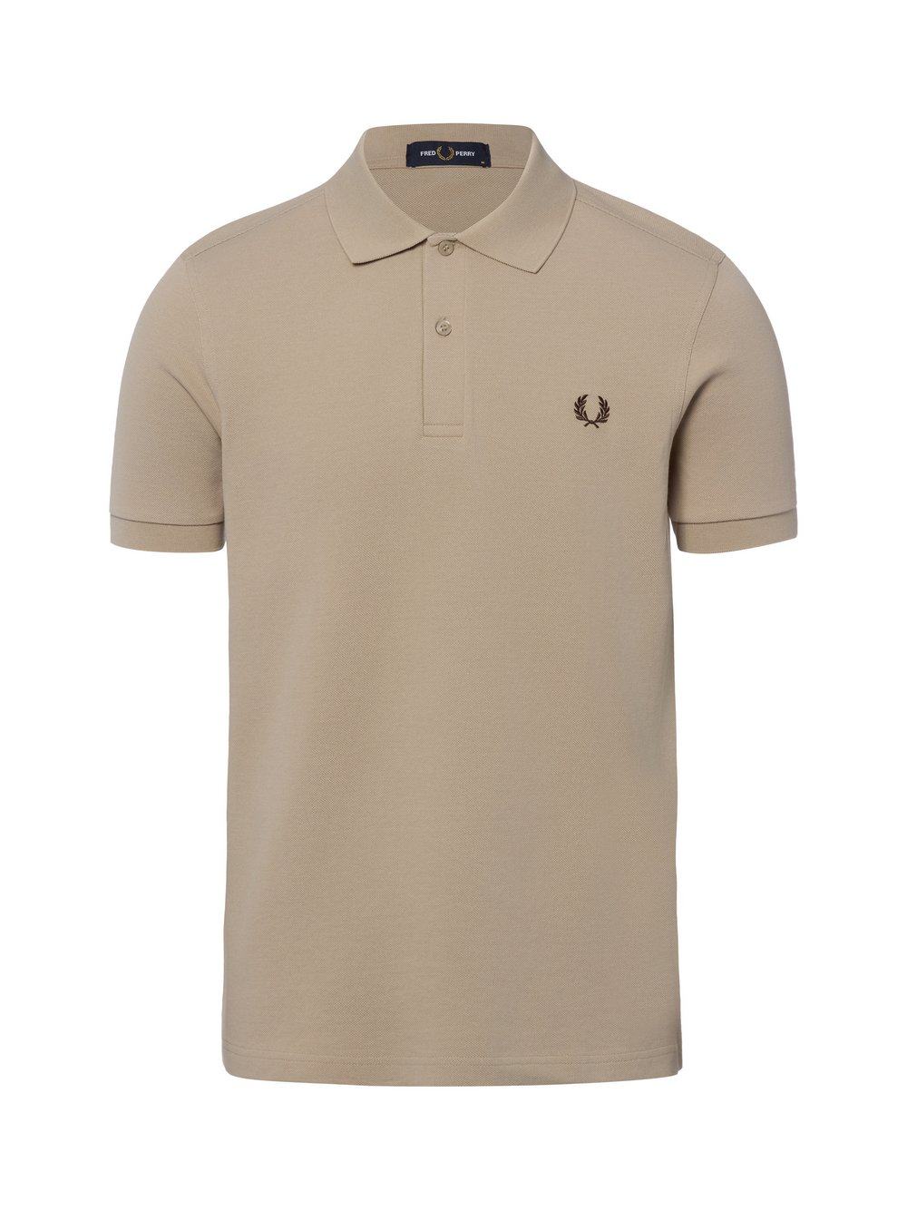 Fred Perry Męska koszulka polo Mężczyźni Bawełna beżowy, XXL