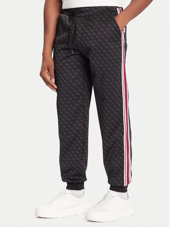 Guess Spodnie dresowe Z5BB19 K2042 Czarny Regular Fit