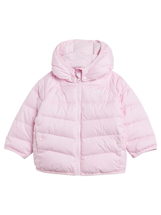 adidas Kurtka puchowa adicolor JY1133 Różowy Regular Fit
