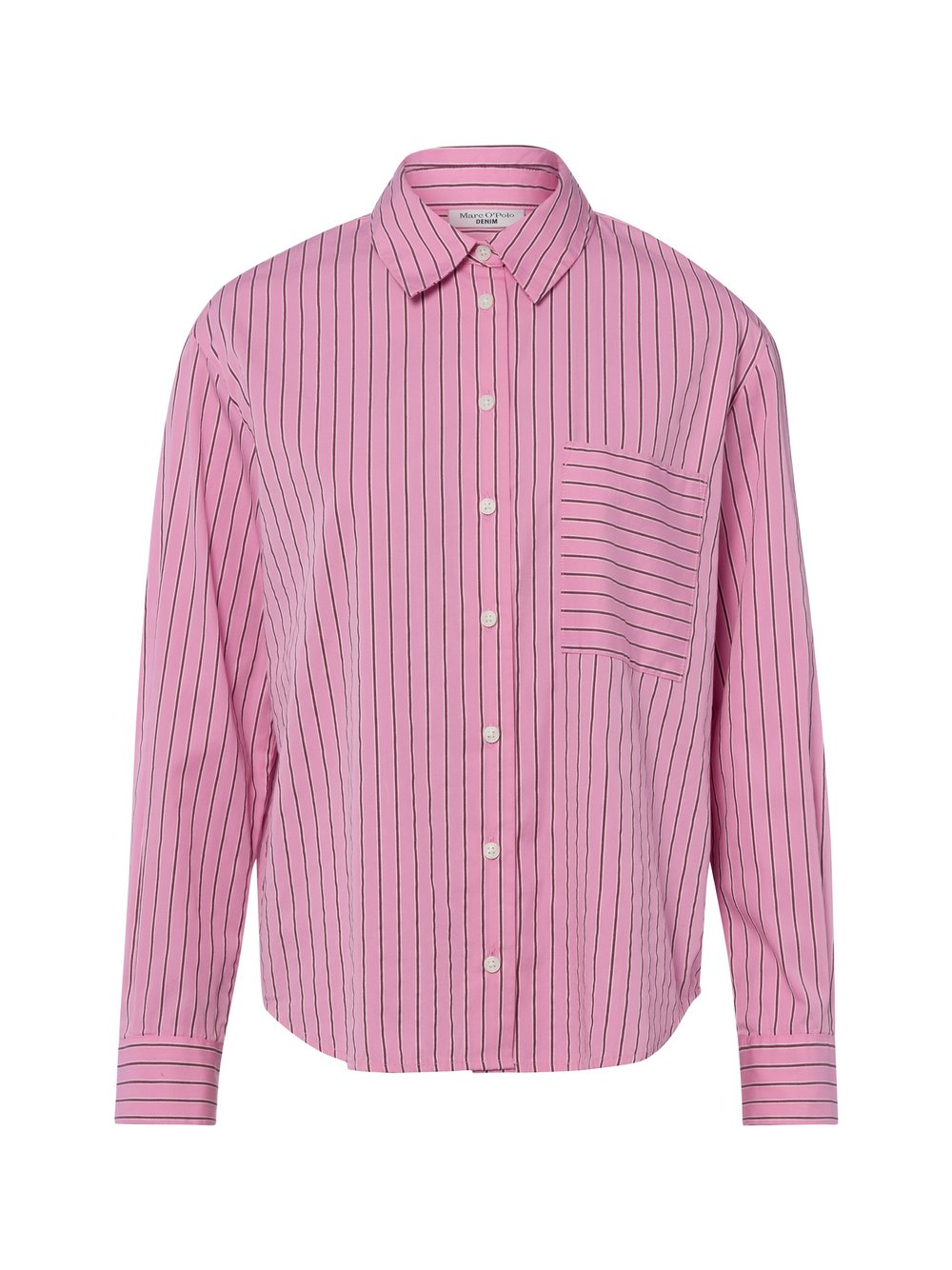 Marc O'Polo Denim Damska bluzka koszulowa Kobiety Bawełna różowy, M
