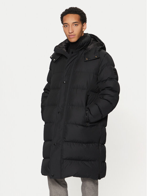 BOSS Kurtka puchowa H-Donden5 50525237 Czarny Regular Fit