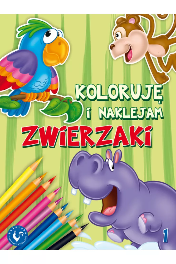 Koloruję i naklejam zwierzaki 1