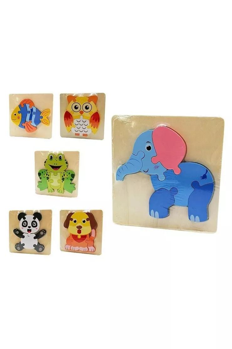 Układanka puzzle zwierzęta MIX
