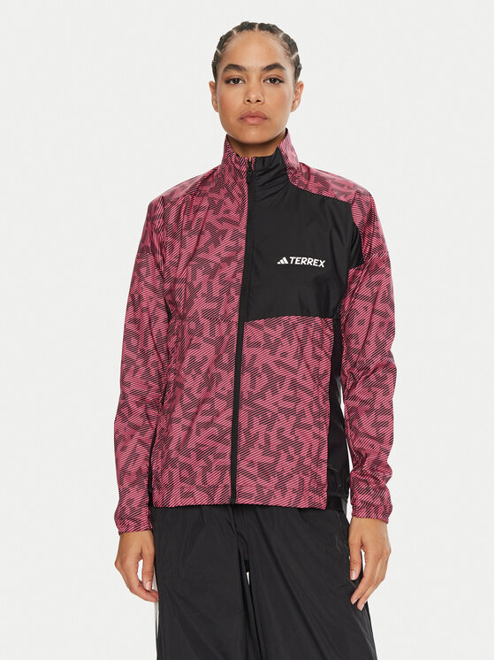 adidas Kurtka do biegania Terrex Trail Running IM8143 Różowy Regular Fit miniaturka