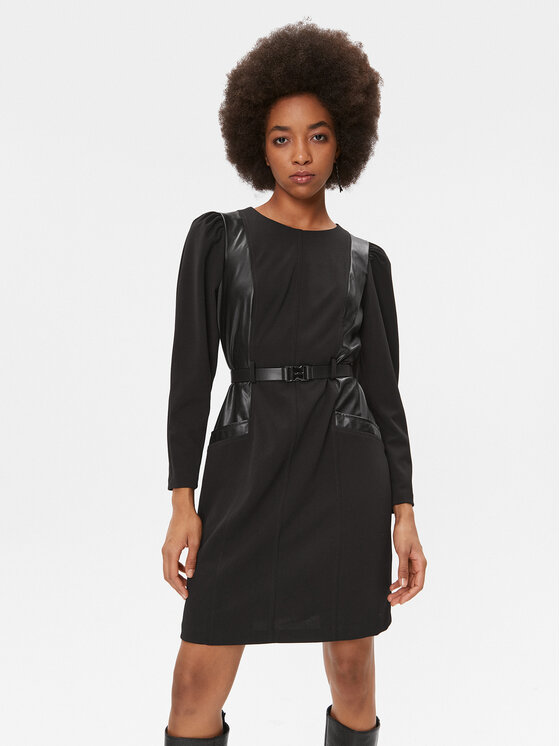 DKNY Sukienka codzienna DD3G1608 Czarny Regular Fit