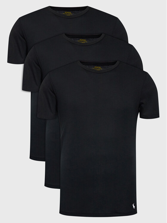 Polo Ralph Lauren Komplet t-shirtów 714830304014 Czarny Regular Fit