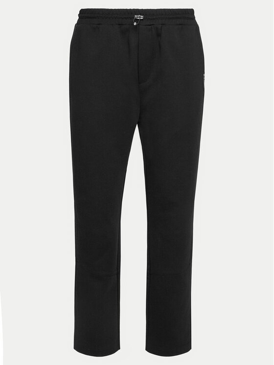 La Martina Spodnie dresowe YMT018 FP571 Czarny Regular Fit