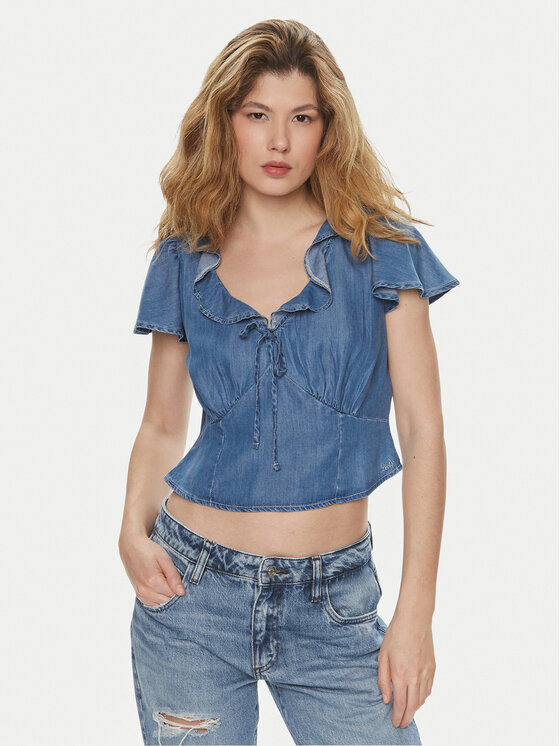 Levi's® Bluzka Mylene A7623-0003 Niebieski Slim Fit