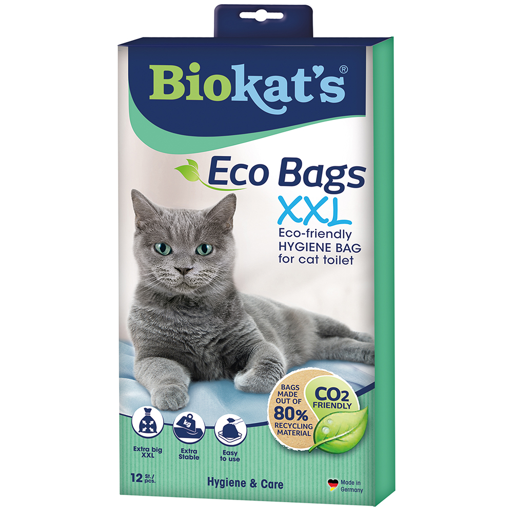 Biokat's Eco Bags XXL, worki do kuwety - 12 szt. miniaturka