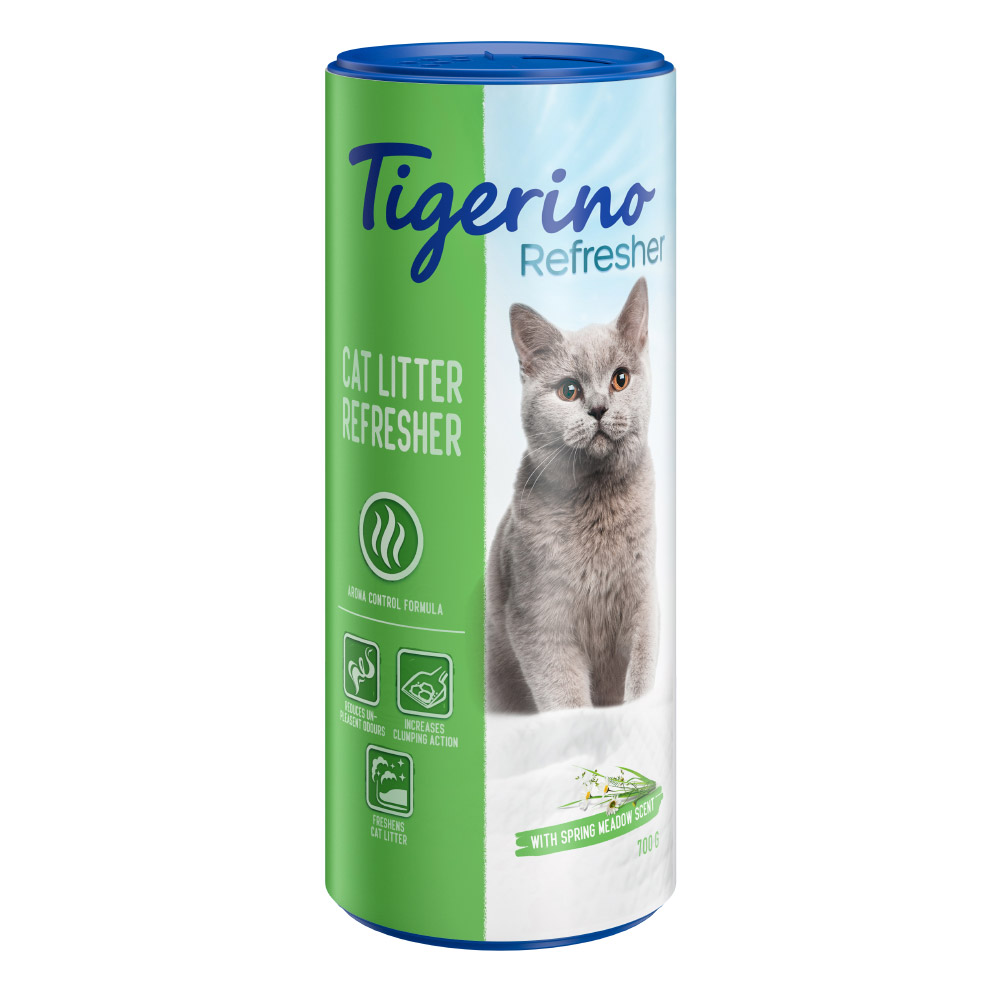 Tigerino Refresher, odświeżacz do kuwet - 3 zapachy - Powiew świeżości, 700 g miniaturka