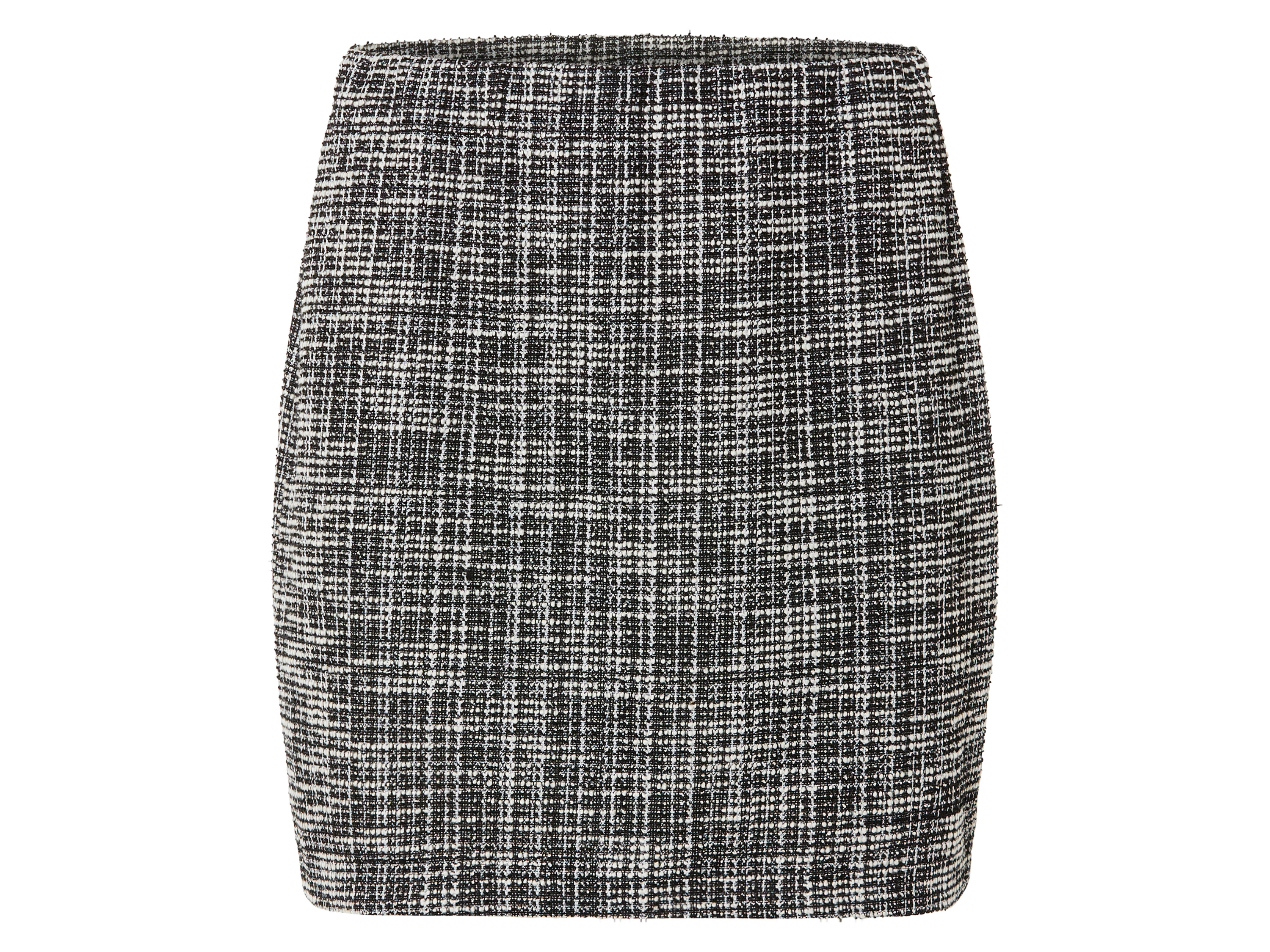 esmara® Tweedowa spódnica damska mini (Czarny, S(36/38))