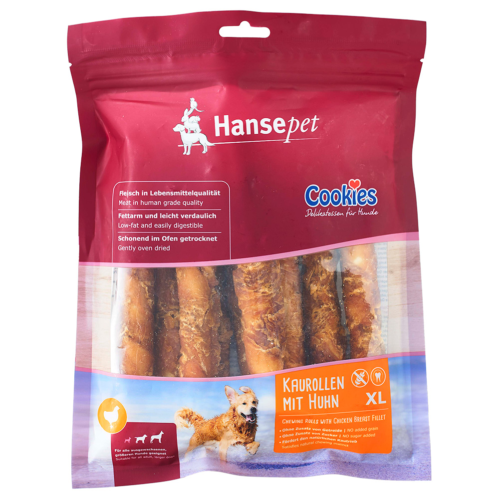 Hansepet pałeczki do żucia z filetem z kurczaka, XL - 450 g