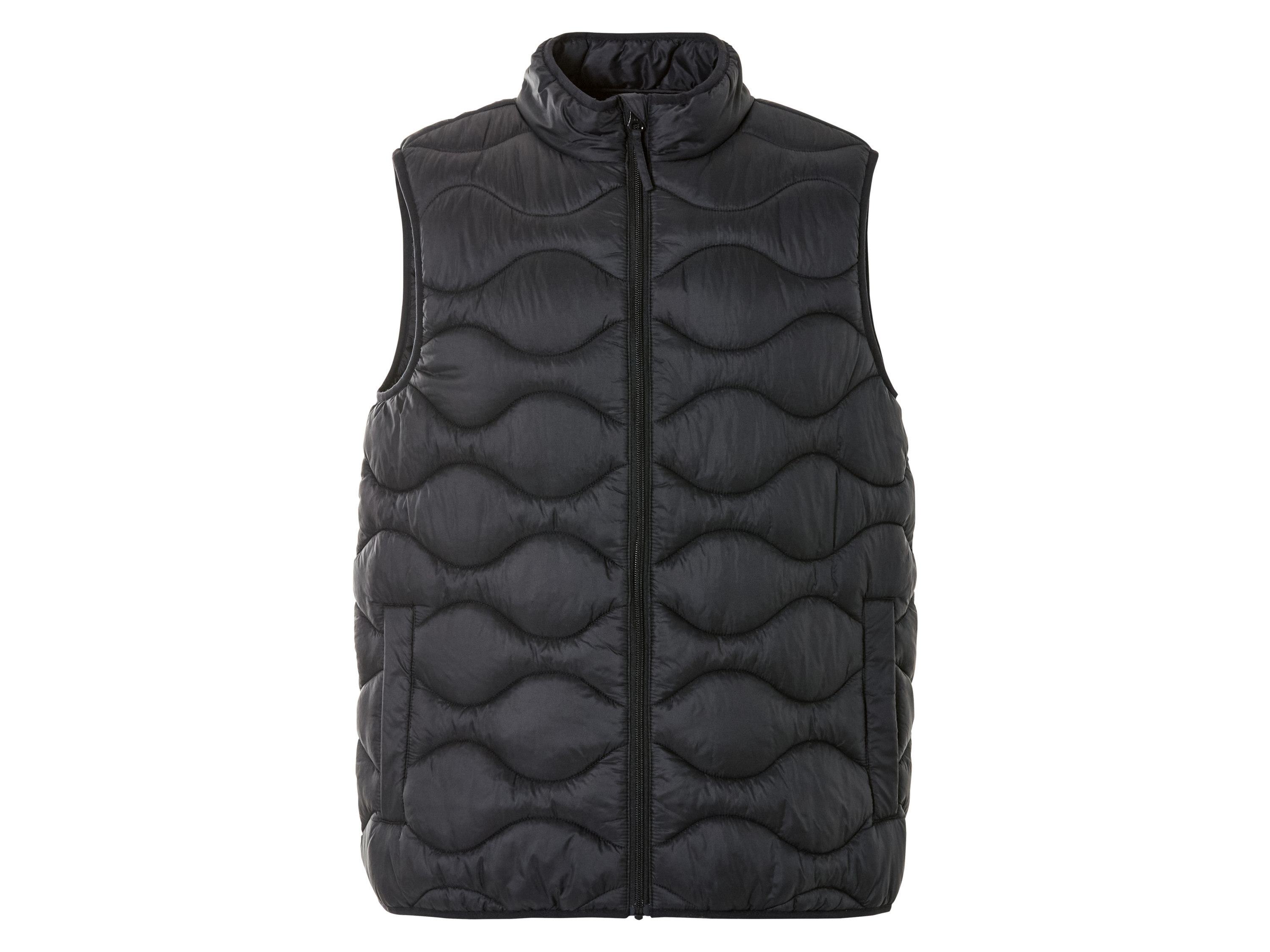 LIVERGY® Kamizelka pikowana męska (Czarny, XXL (60/62))